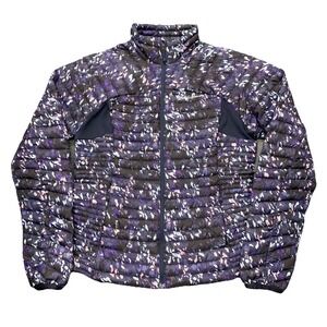 Eddie Bauer First‎ Ascent Puffer Jacket Womens Small Storm Down 800 Multicolor
